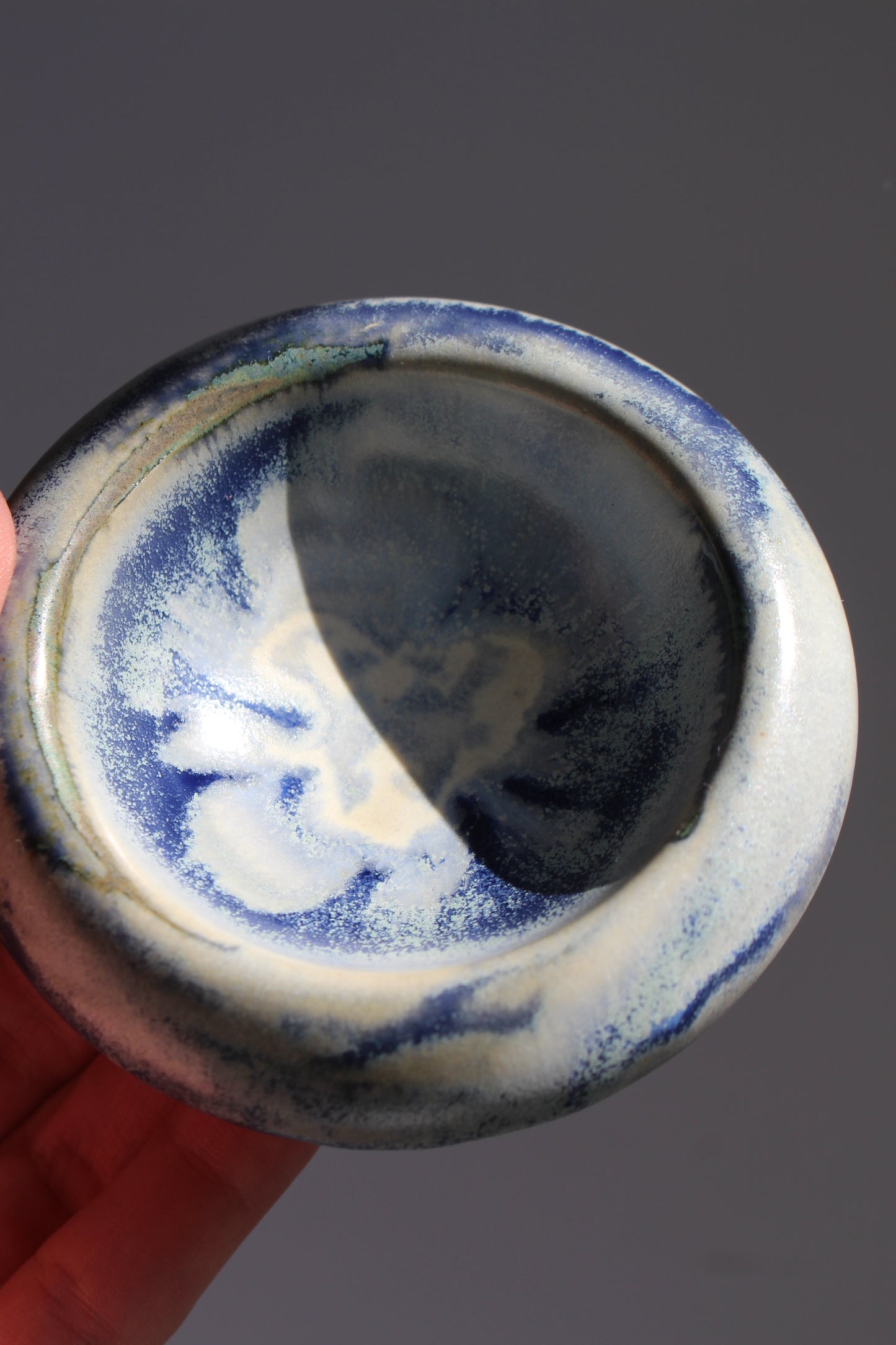 Dark Blue Pinch Bowl