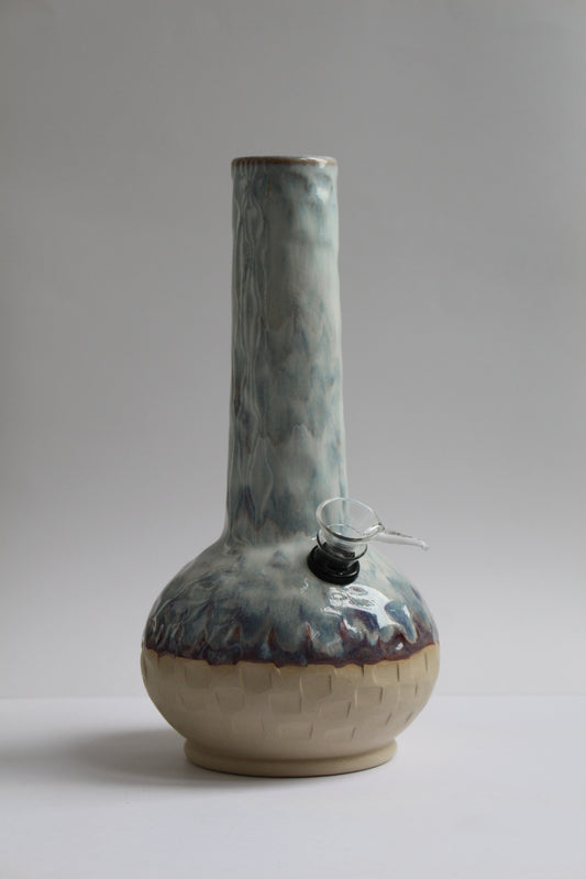 White/Purple Vase