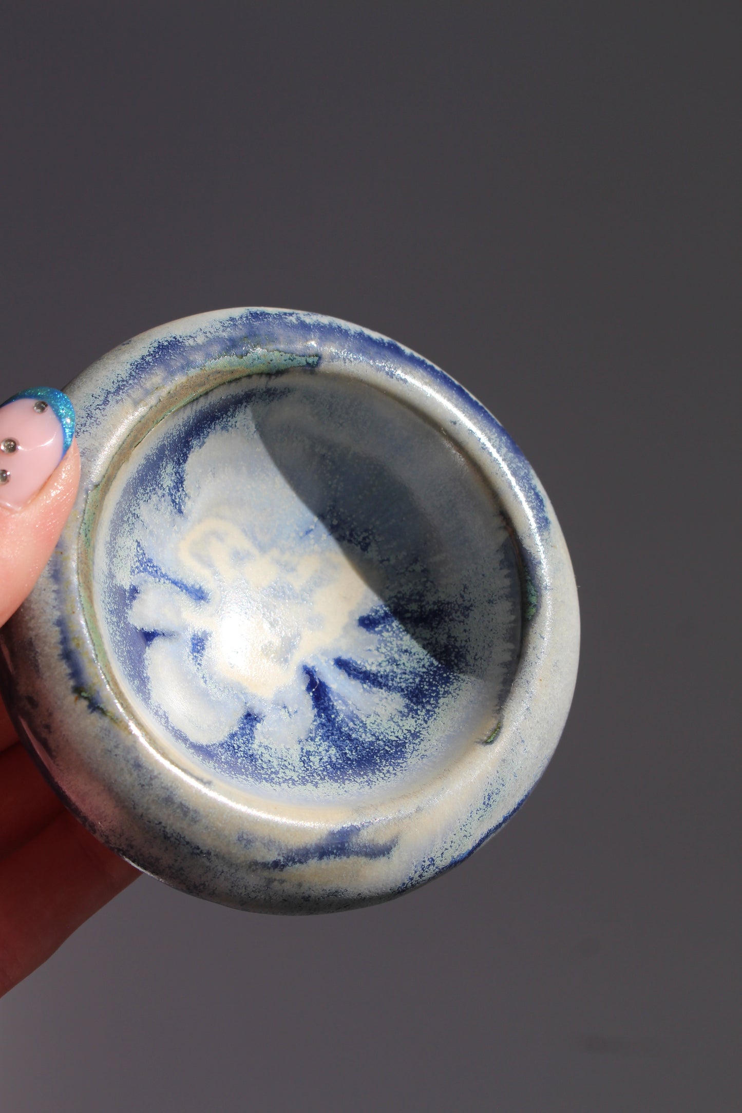 Dark Blue Pinch Bowl