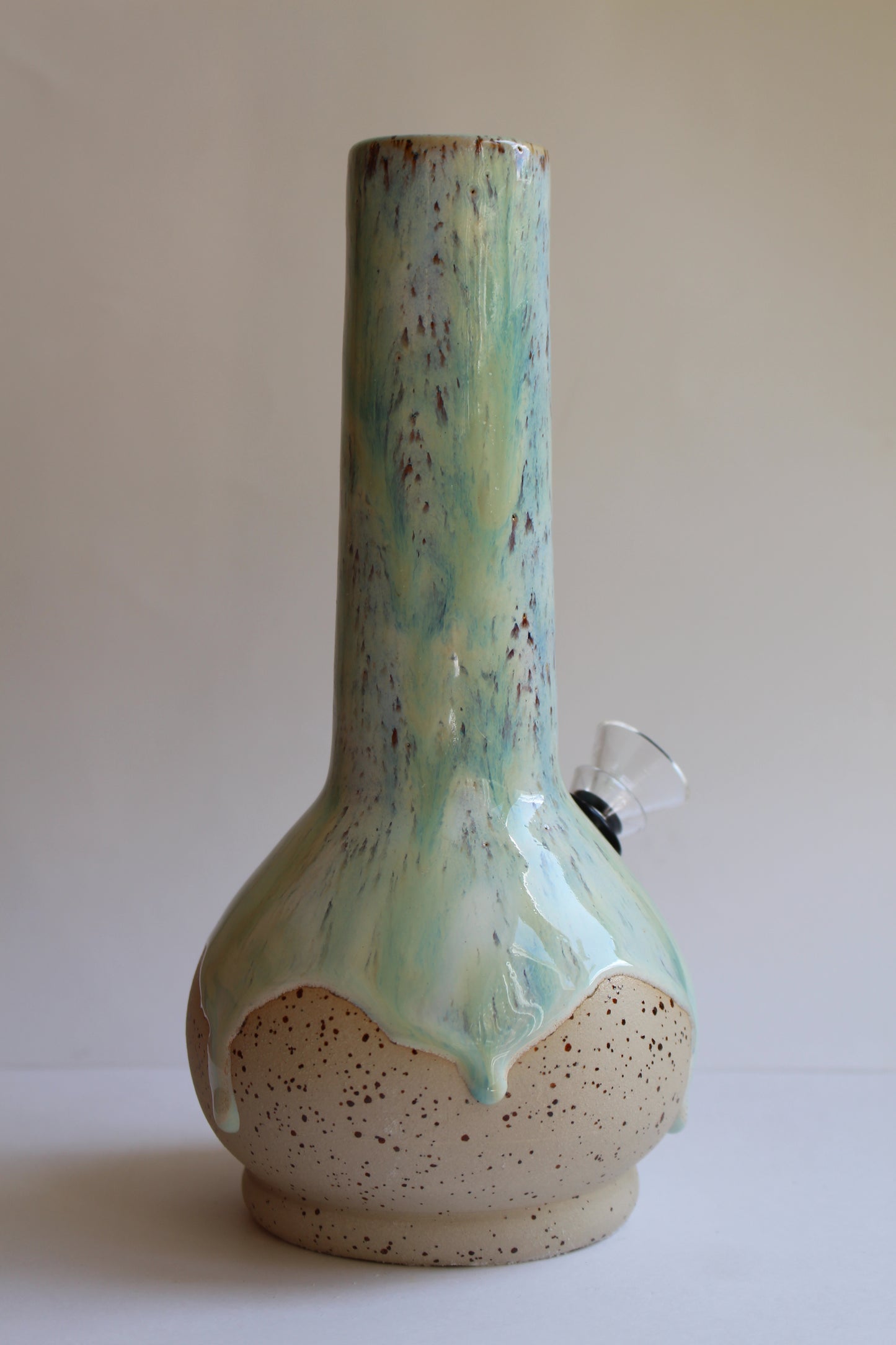 Winter blues vase