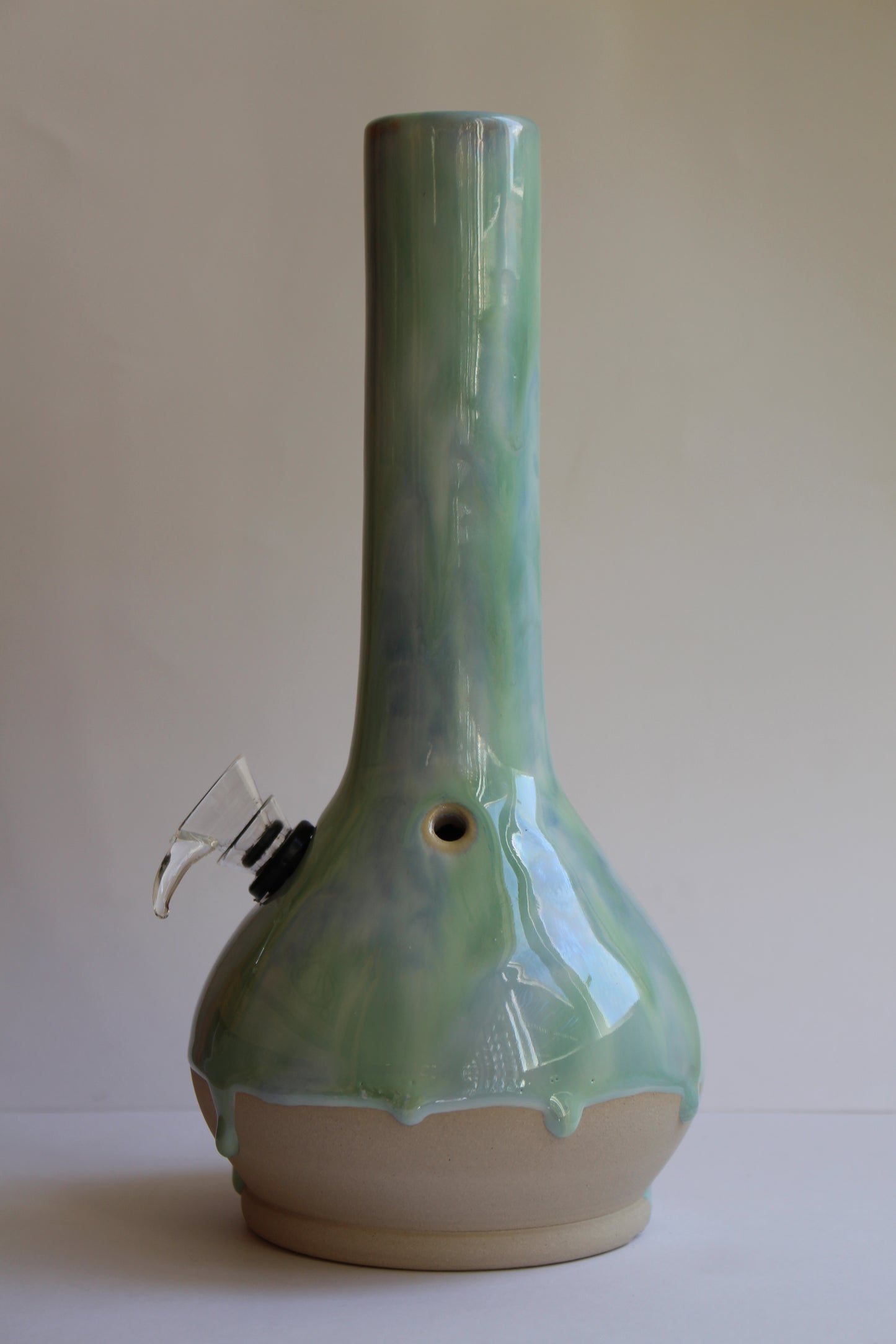 Green/Blue drip vase (second)