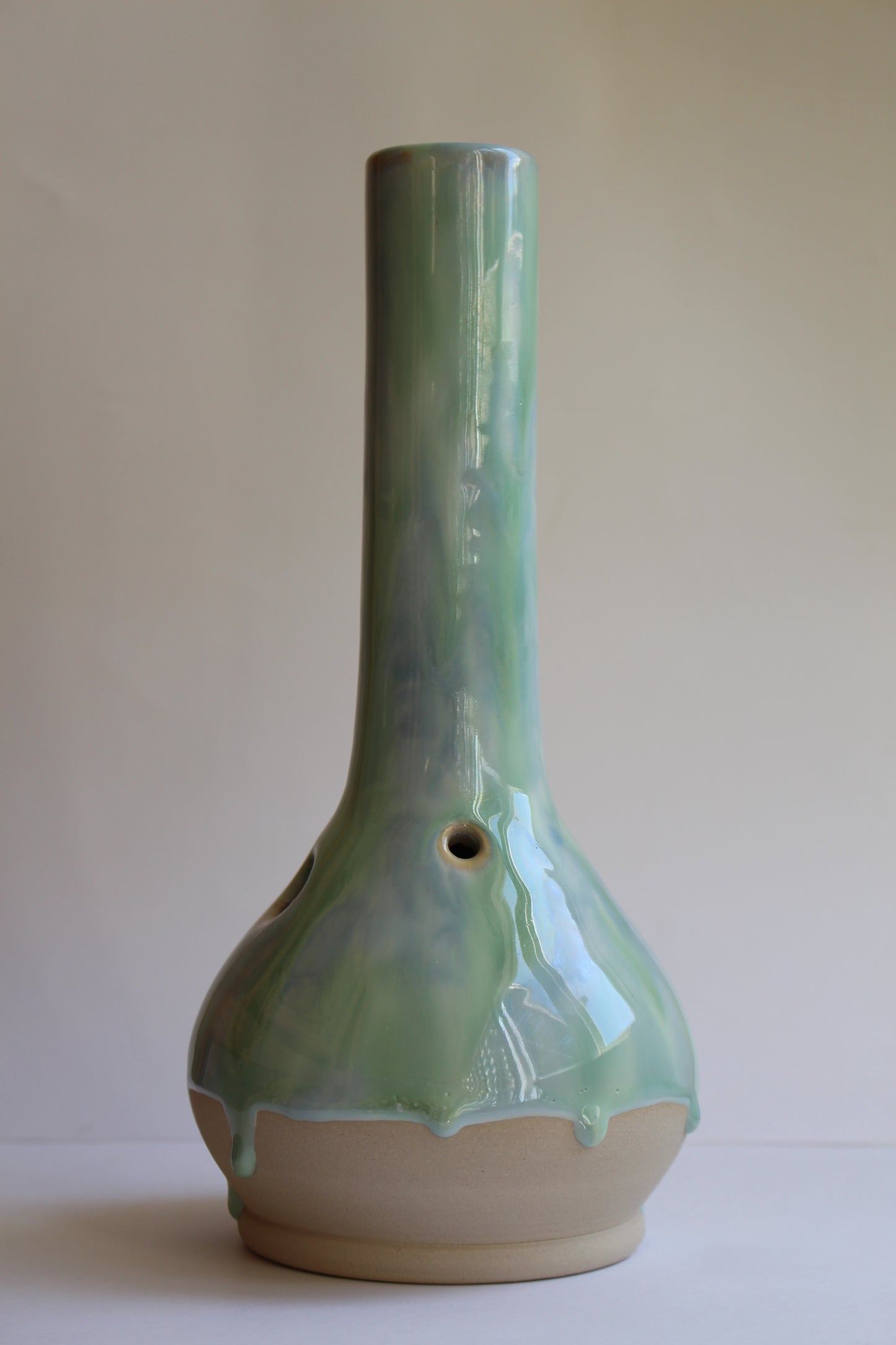 Green/Blue drip vase (second)