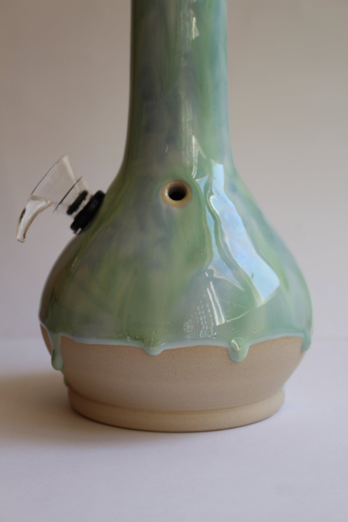 Green/Blue drip vase (second)