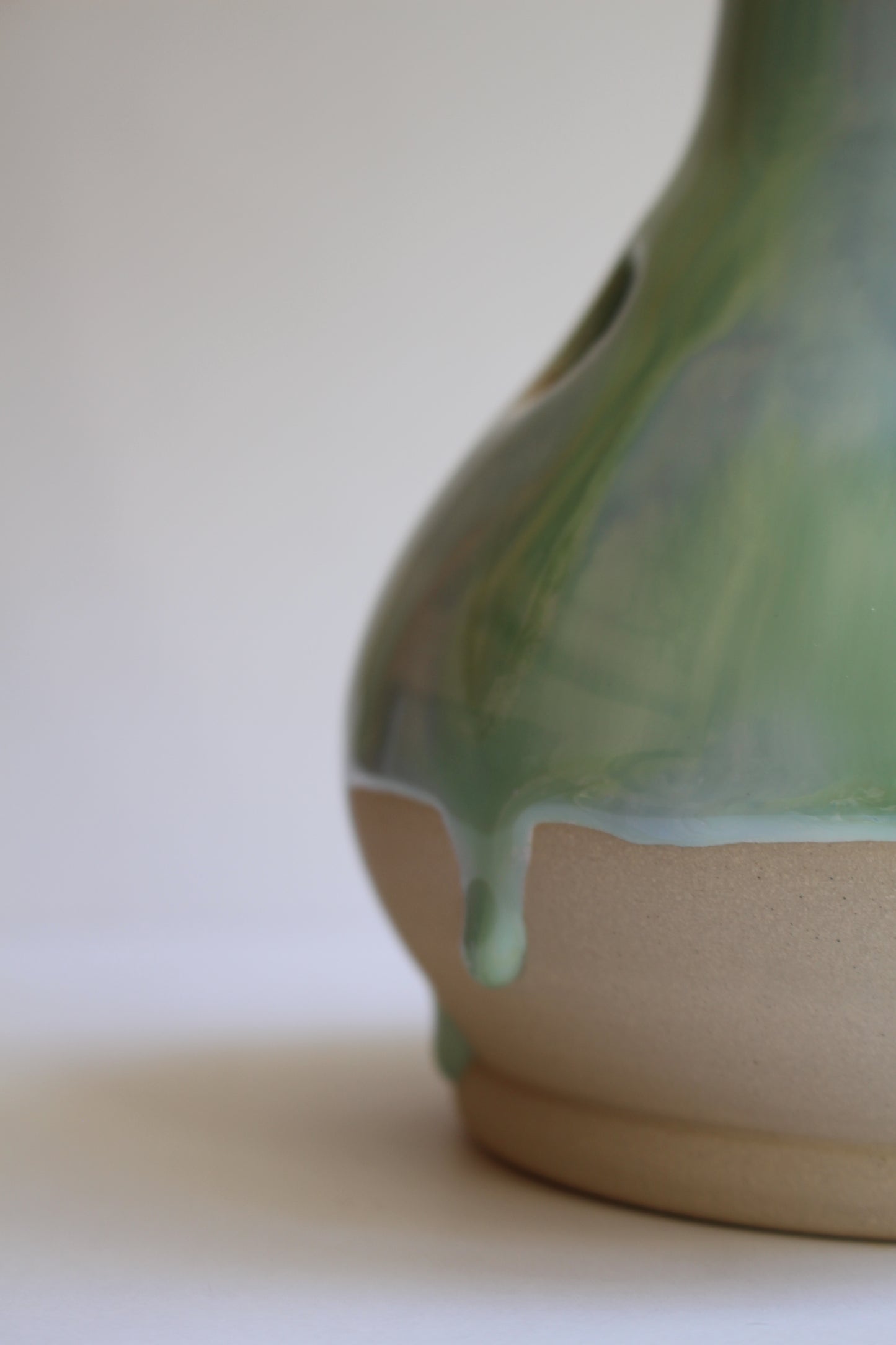 Green/Blue drip vase (second)