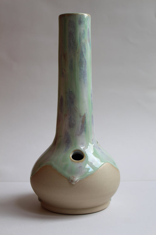 Green and purple vase