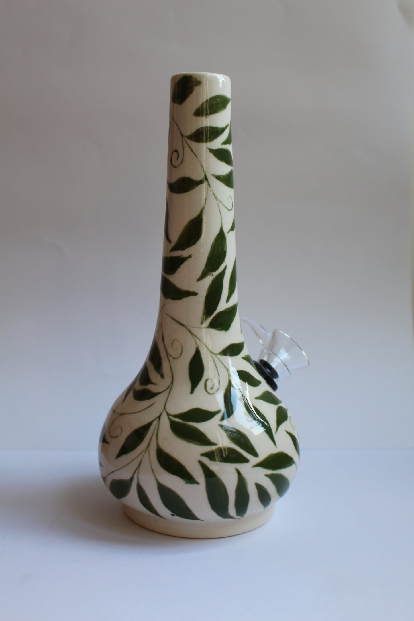 Handpainted tangled vine vase