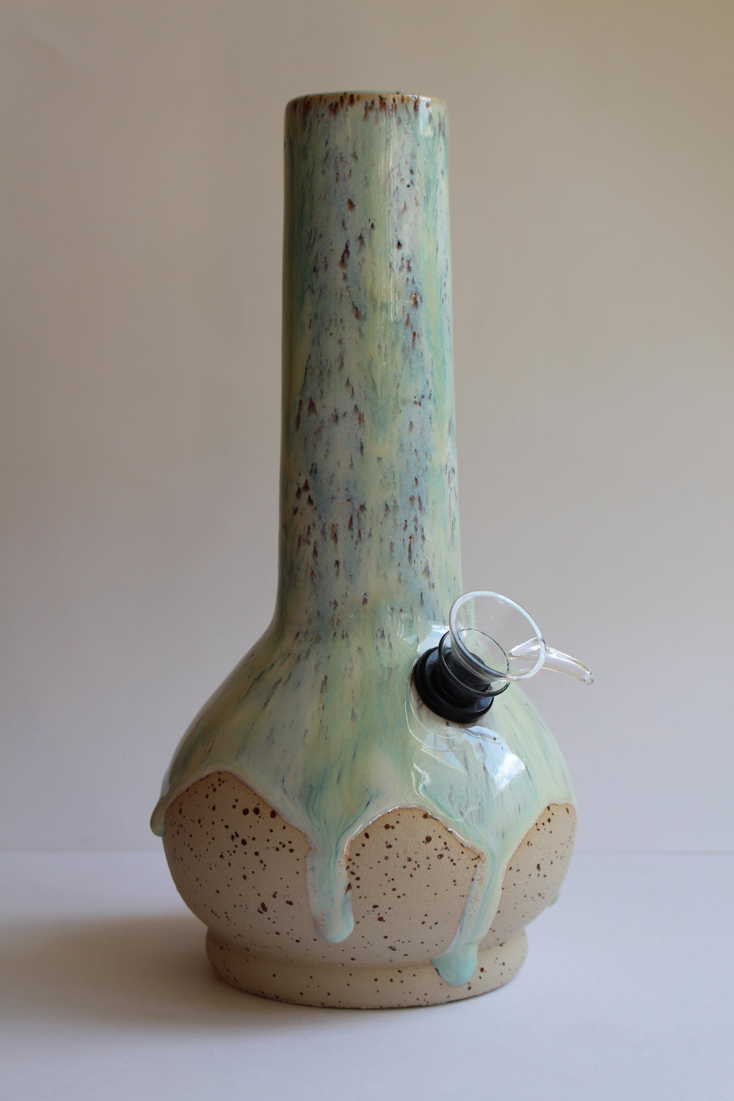 Winter blues vase