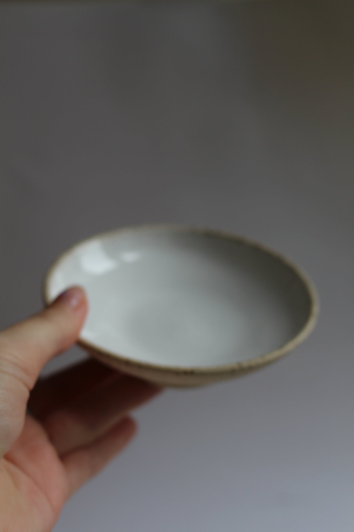 White speckled bowl set of 3