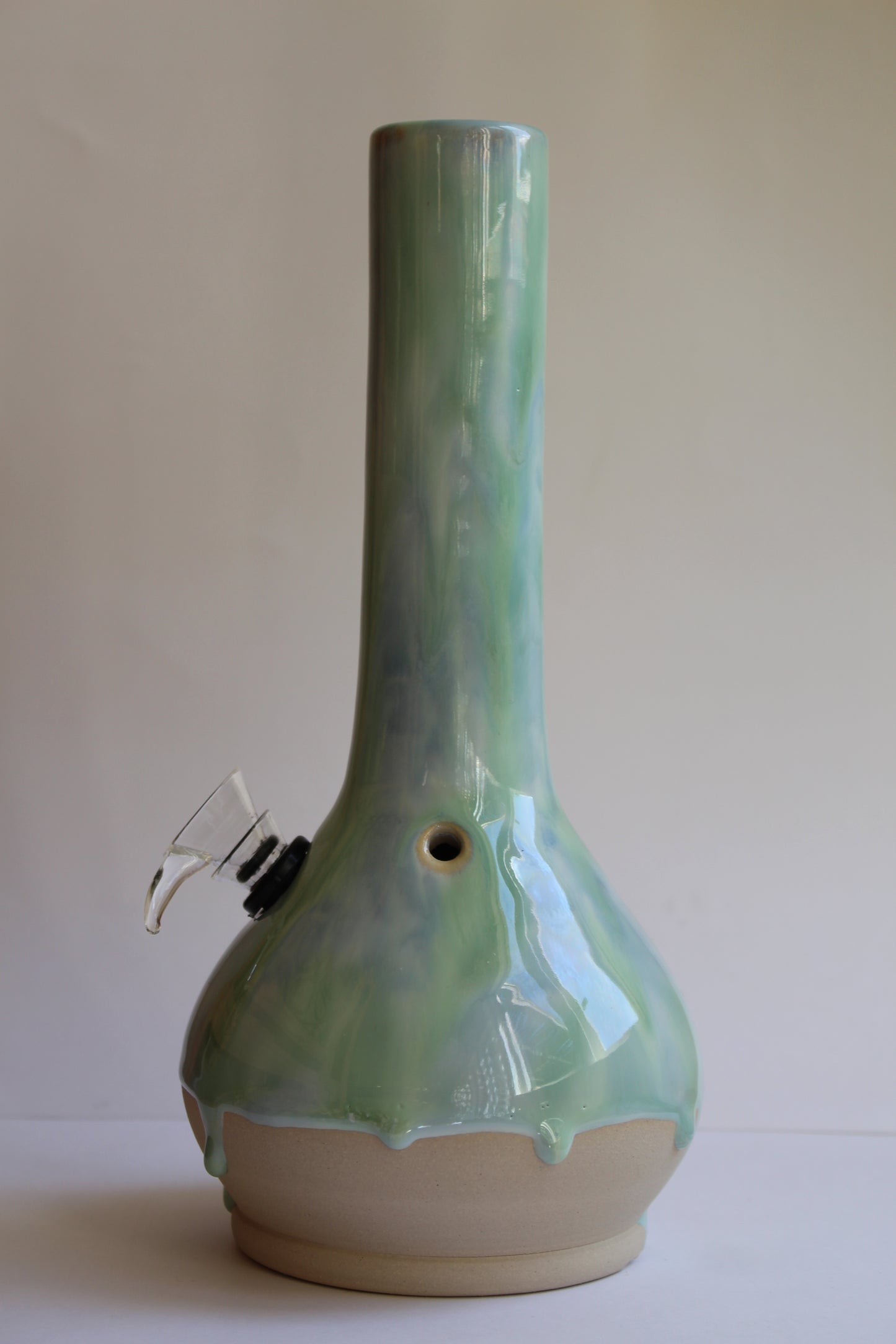 Green/Blue drip vase (second)