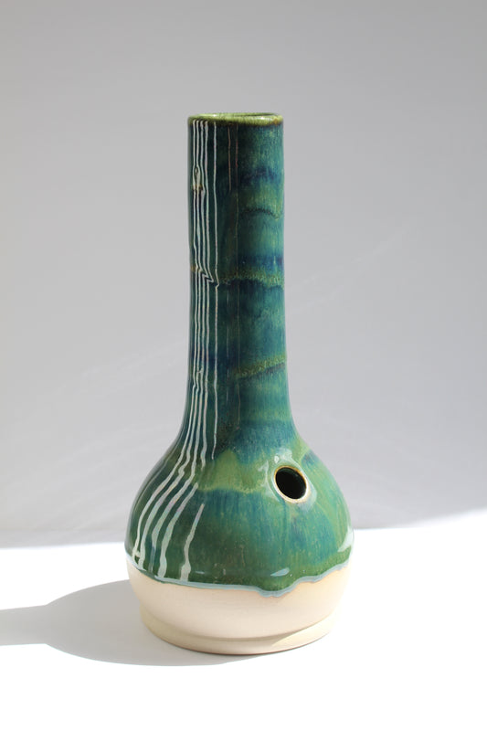 deep green vase